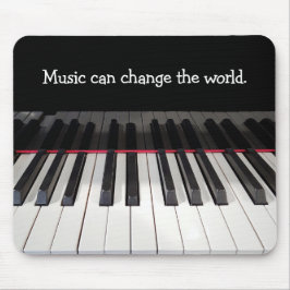 Music Quote on Piano Keyboard  マウスパッド