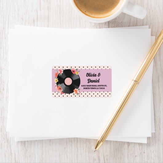 Music Recordの結婚フローラ1950年代住所 シール (インサイチュ)