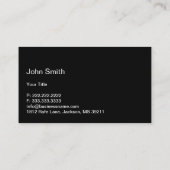 Music Recording Studioプロダクション 名刺 (裏面)