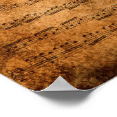 Music score - poster ポスター (角)