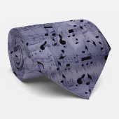 Music Sheet And Notes ネクタイ (ロール)