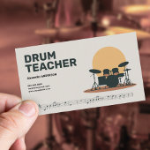 Music Sheet - Drum teacher 名刺