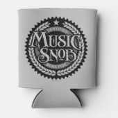 Music Snob – 音楽おもしろい愛好家 缶クーラー (正面)
