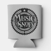 Music Snob – 音楽おもしろい愛好家 缶クーラー (裏面)
