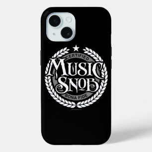 Music Snob – 音楽おもしろい愛好家 iPhone 15ケース