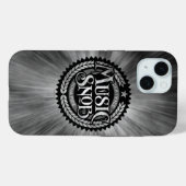 Music Snob – 音楽おもしろい愛好家 Case-Mate iPhoneケース (裏面 (横))