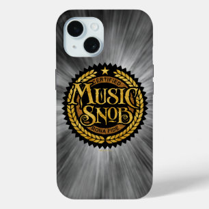 Music Snob – 音楽おもしろい愛好家 iPhone 15ケース