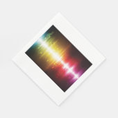 Music Spectrum Soundwave 鮮やか Audio Visualizer スタンダードランチョンナプキン (角)