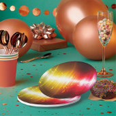 Music Spectrum Soundwave 鮮やか Audio Visualizer ペーパープレート