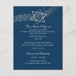 Music Star of David（ユダヤ教の）バル・ミツバー情報詳細 エンクロージャーカード