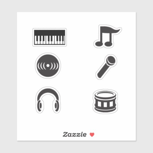 Music Stickers シール (シート)
