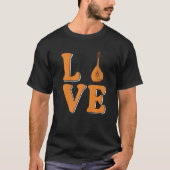 Music String Instrument Love Mandolin   Tシャツ (正面)