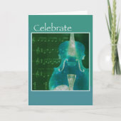 Music Strings誕生日モダン, カード (正面)