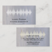 Music Studioプロフェッショナルサウンドエンジミニマルニア 名刺 (正面/裏面)