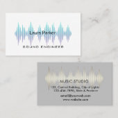 Music StudioプロフェッショナルサウンドエンジミニマルニアB 名刺 (正面/裏面)