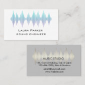 Music StudioプロフェッショナルサウンドエンジミニマルニアB 名刺 (正面/裏面)