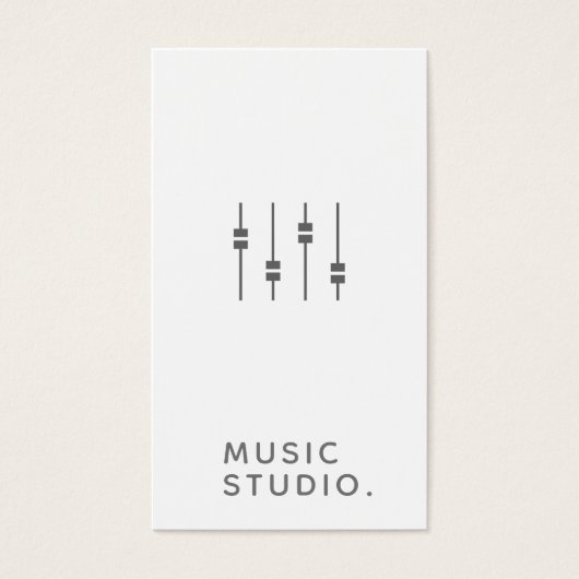 Music Studio名刺 (正面)