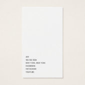 Music Studio名刺 (裏面)