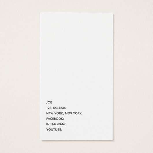 Music Studio名刺 (裏面)