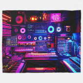 Music Studio フリースブランケット (正面(横))