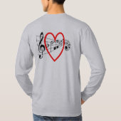 MUSIC Tシャツ (裏面)