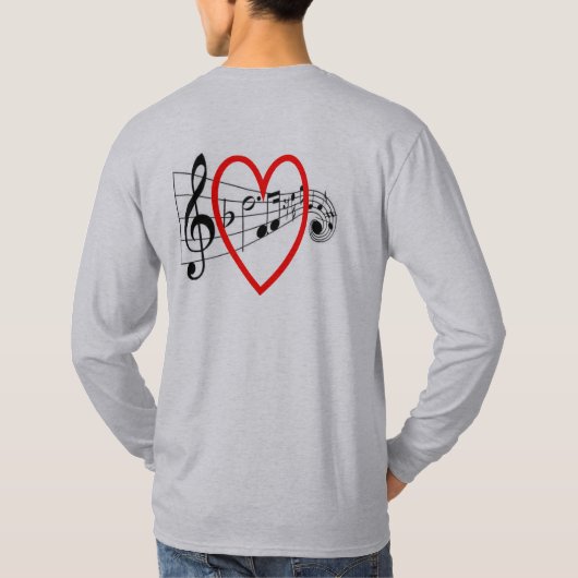 MUSIC Tシャツ (裏面)