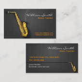 Music Teacher 名刺 (正面/裏面)