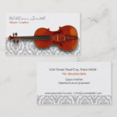 Music Teacher 名刺 (正面/裏面)