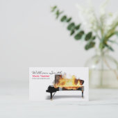 Music Teacher 名刺 (スタンド正面)