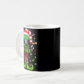 Music Teacher Elf Christmas Family Matching Xmas G コーヒーマグカップ (正面左)