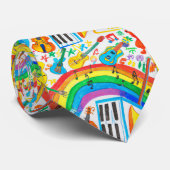 Music Teacher Musician Guitar Piano Violinist ネクタイ (ロール)