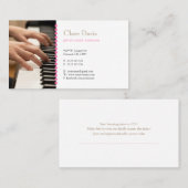 Music Teacher | Pianist 名刺 (正面/裏面)