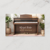 Music Teacher | Pianist Business Card 名刺 (正面)