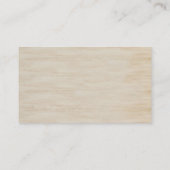 Music Teacher Vintage Piano Musical 名刺 (裏面)