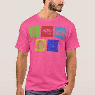 Music TeacherCool MusicをテーマにしたPartyEvolution Of M Tシャツ