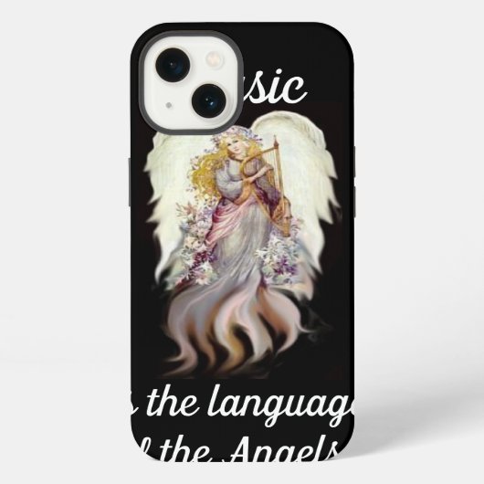 Music The Language Of Angels iPhoneケース (裏面)