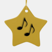 Music the Universal Language Notesオーナメント セラミックオーナメント (裏面)