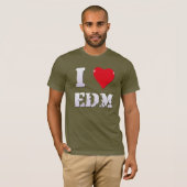 MUSIC THEME - AWESOME I LOVE EDM Tシャツ (正面フル)