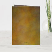 Music Theme Belated Birthday Card Brass Instrument カード (裏面)