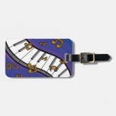 Music Themed Acrilラゲージタグ ラゲッジタグ (正面横)