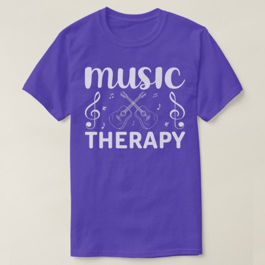 Music Therapy Musical Music  Tシャツ (デザイン正面)