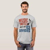 Music Unites ICE Divides l Latino Rights Activist  Tシャツ (正面フル)