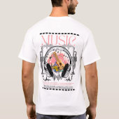 Music Vibes T-Shirt Tシャツ (裏面)