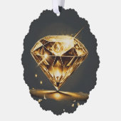 Music Waveデザイン オーナメントカード (左)