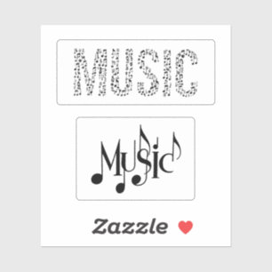 Music Wordのステッカーセット シール