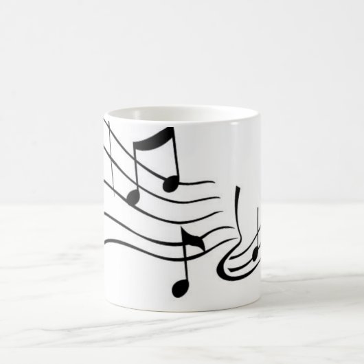 Música (Music) コーヒーマグカップ (中央)