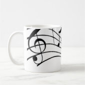 Música (Music) コーヒーマグカップ (左)