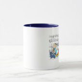 Música notas colores マグカップ (中央)