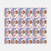 Música y cuentos infantiles フリースブランケット (正面(横))