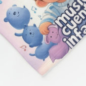 Música y cuentos infantiles フリースブランケット (角)